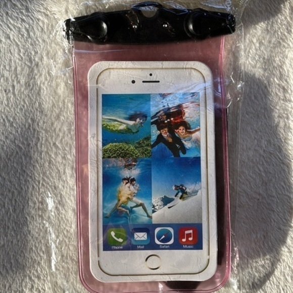 Waterproof Phone Pouch Comp iPhone13 12 11 Pro Galaxy S10 Phones Up to 7in IPX8 - Picture 3 of 8